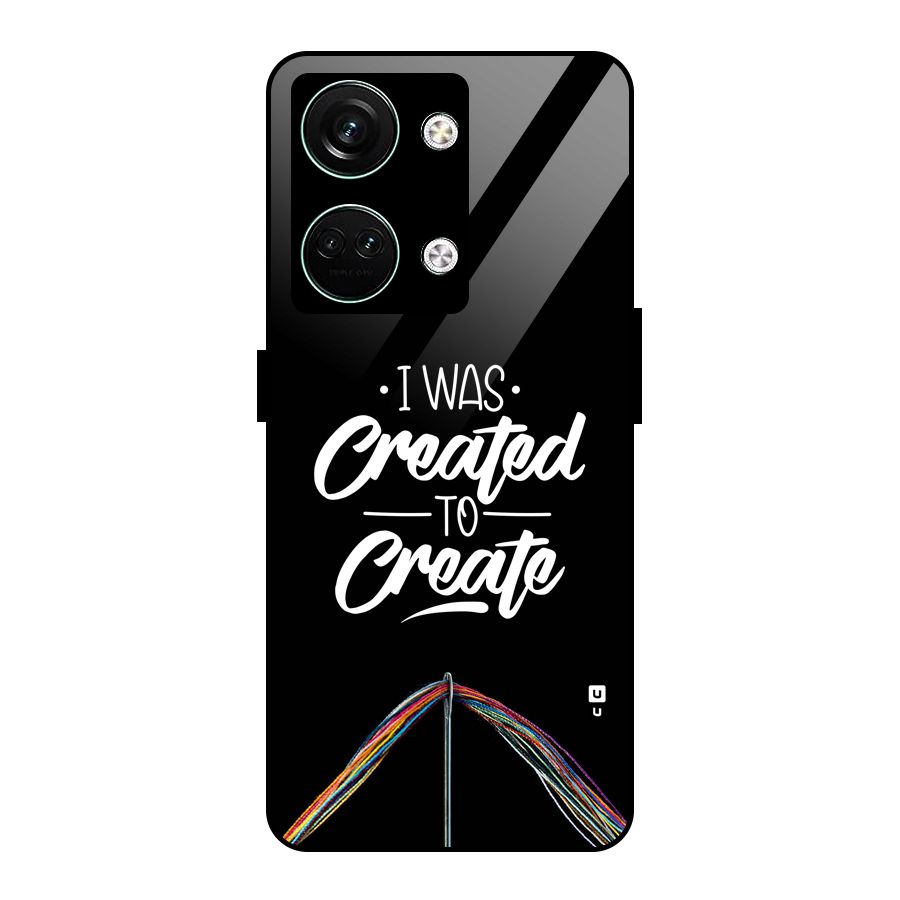 Created to Create Glass Back Case for Oneplus Nord 3