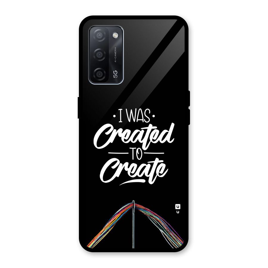 Created to Create Glass Back Case for Oppo A53s 5G