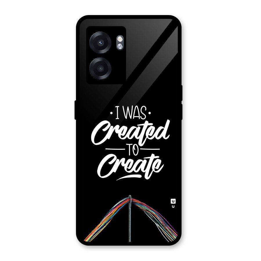 Created to Create Glass Back Case for Oppo K10 (5G)