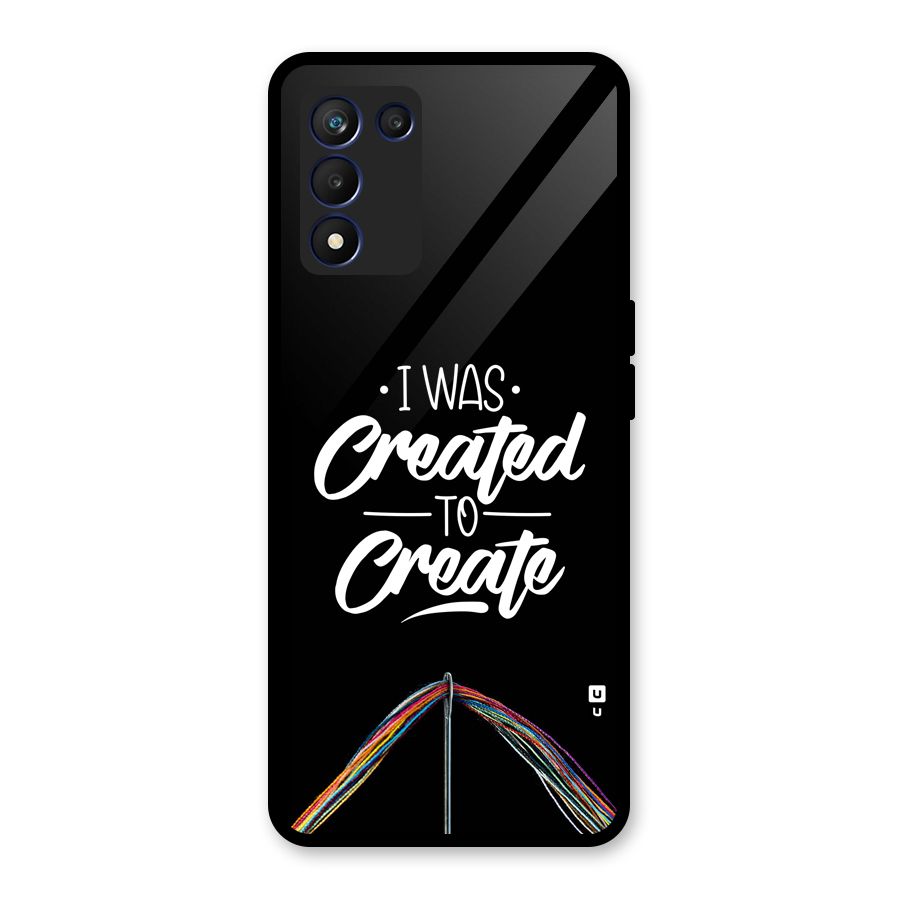 Created to Create Glass Back Case for Realme 9 5G Speed