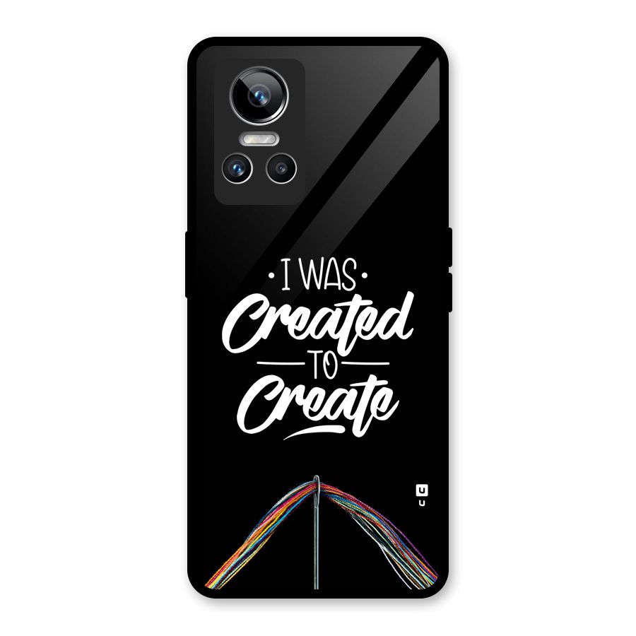 Created to Create Glass Back Case for Realme GT Neo 3