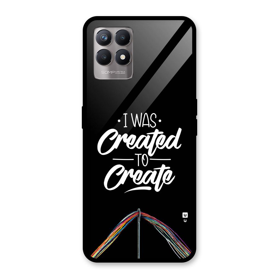 Created to Create Glass Back Case for Realme Narzo 50