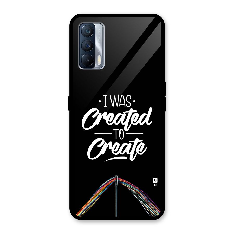 Created to Create Glass Back Case for Realme X7
