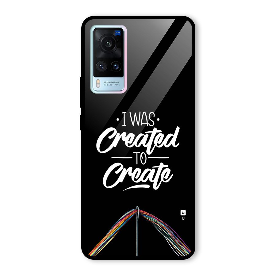 Created to Create Glass Back Case for Vivo X60