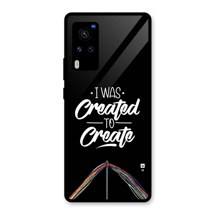 Created to Create Glass Back Case for Vivo X60 Pro