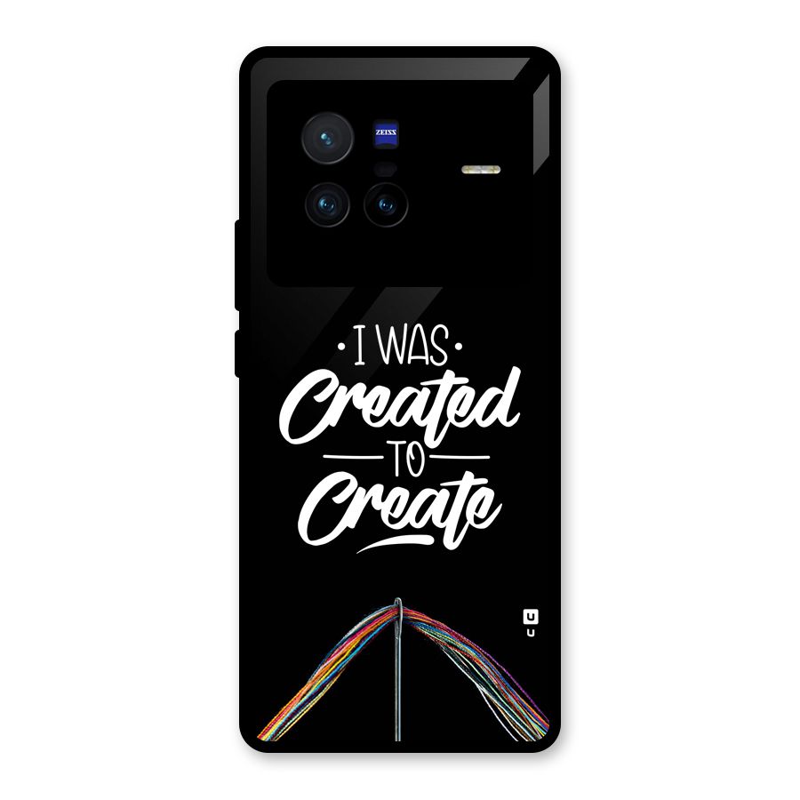 Created to Create Glass Back Case for Vivo X80