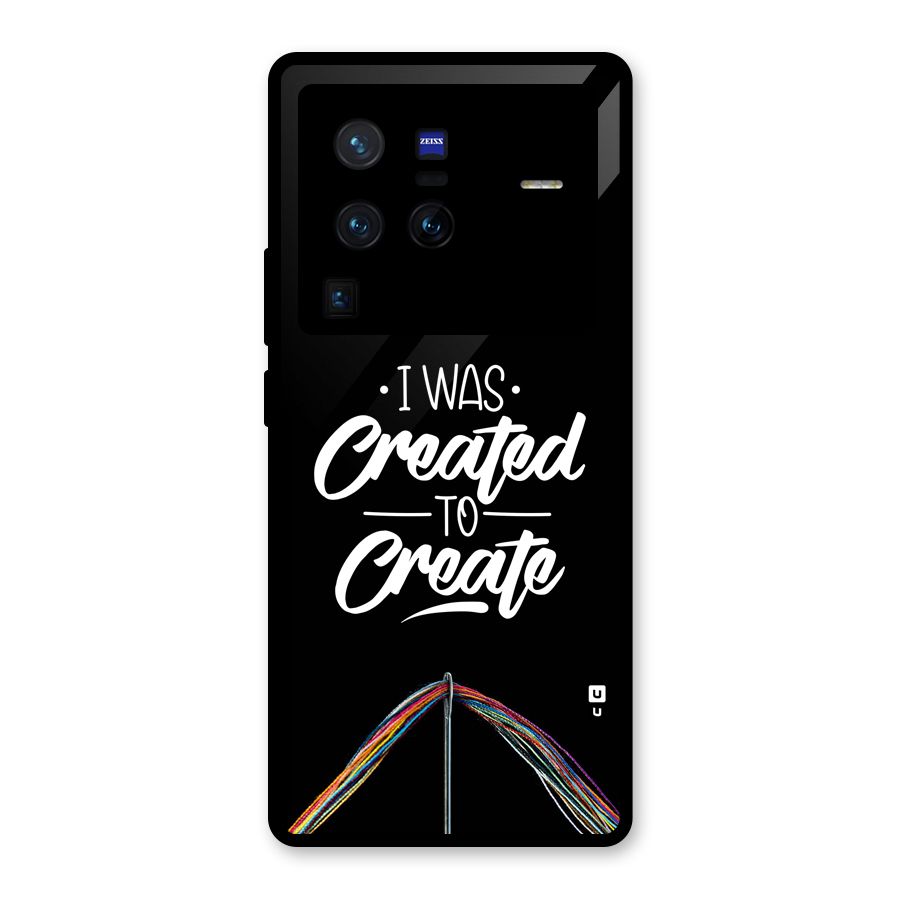 Created to Create Glass Back Case for Vivo X80 Pro