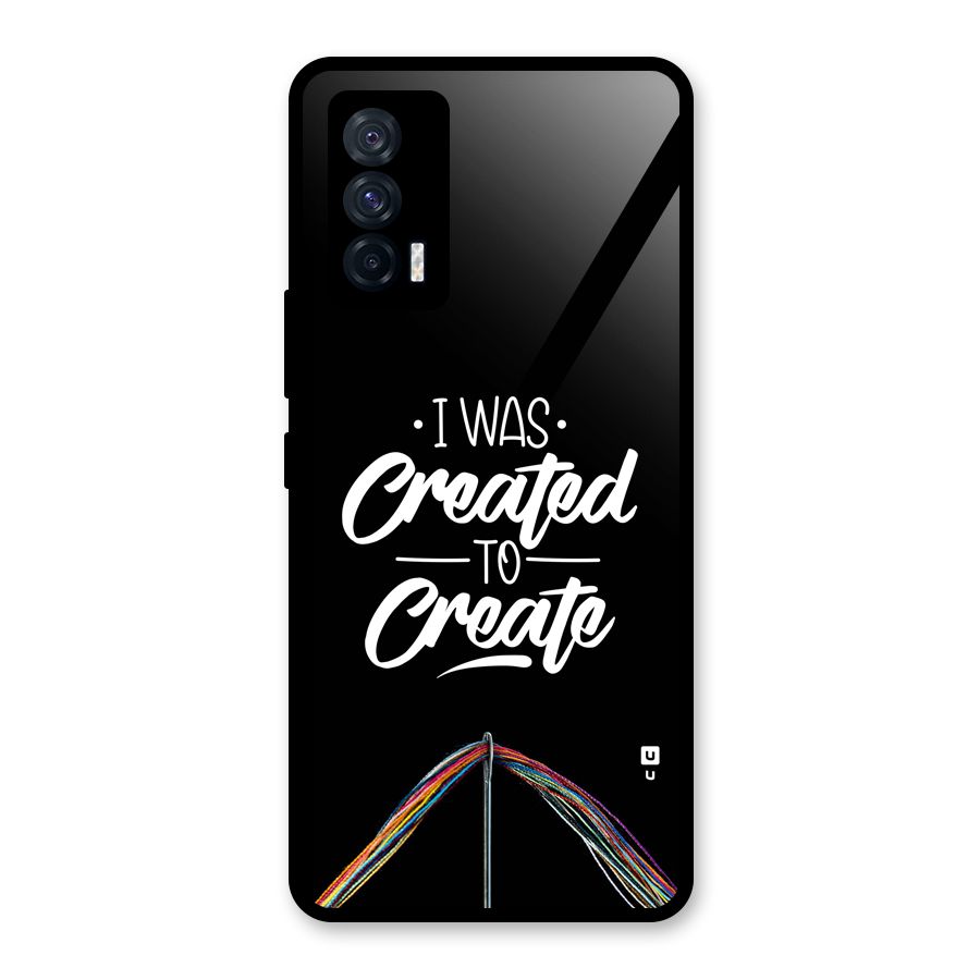 Created to Create Glass Back Case for Vivo iQOO 7 5G