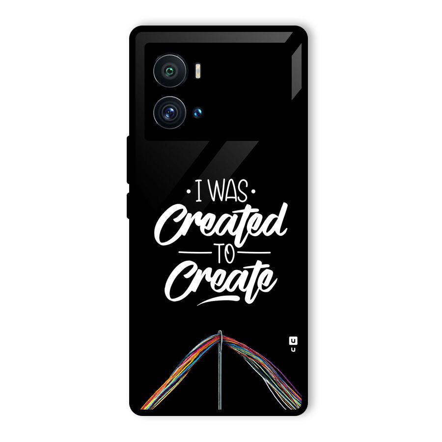 Created to Create Glass Back Case for Vivo iQOO 9 Pro