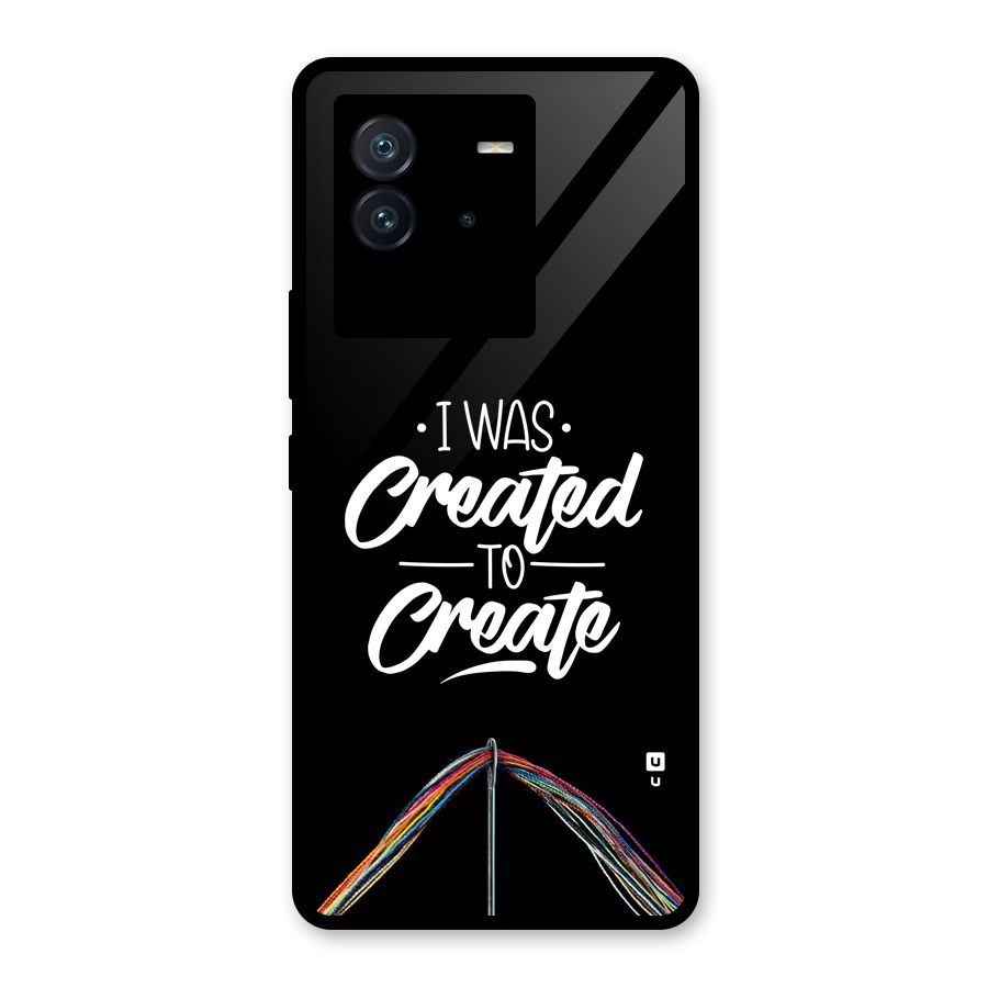 Created to Create Glass Back Case for Vivo iQOO Neo 6 5G