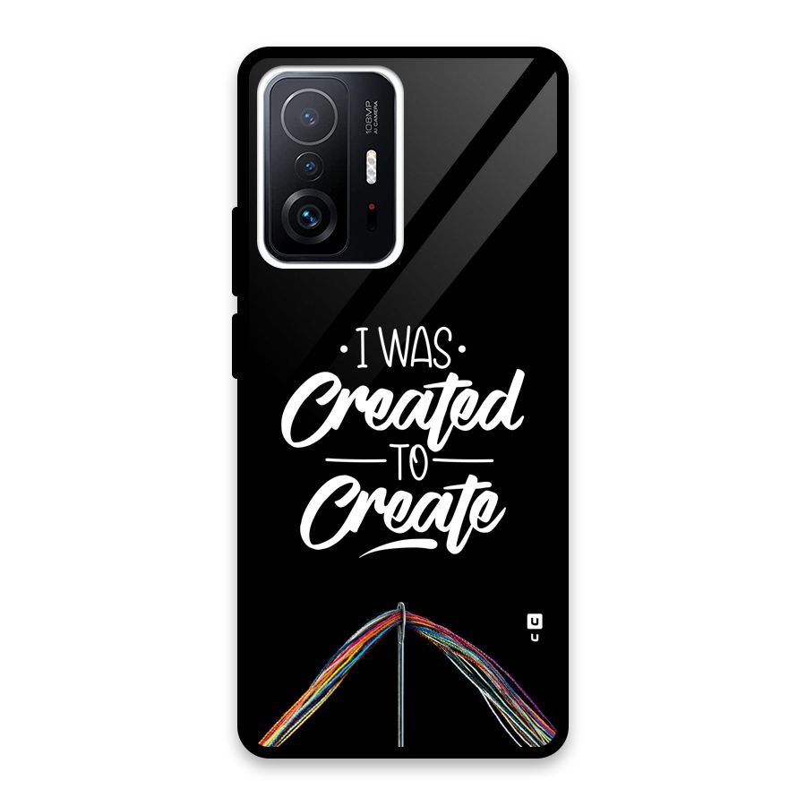 Created to Create Glass Back Case for Xiaomi 11T Pro