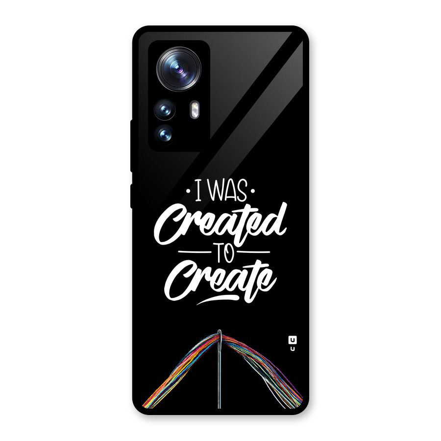 Created to Create Glass Back Case for Xiaomi 12 Pro