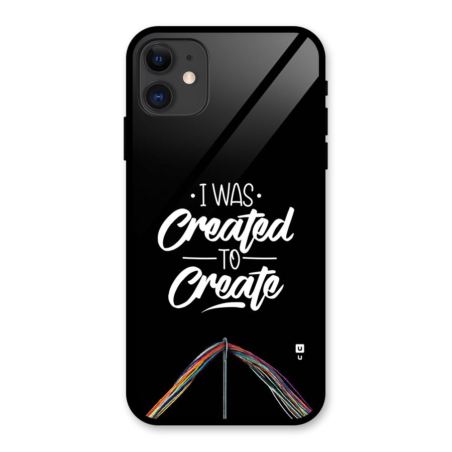 Created to Create Glass Back Case for iPhone 11