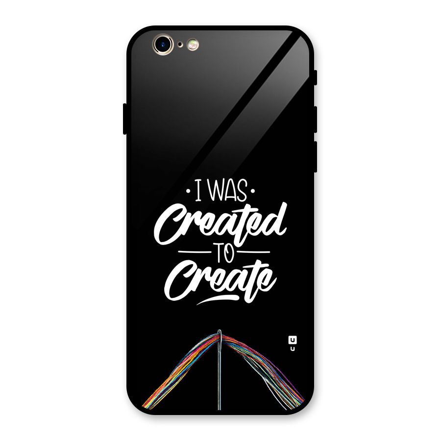 Created to Create Glass Back Case for iPhone 6 6S