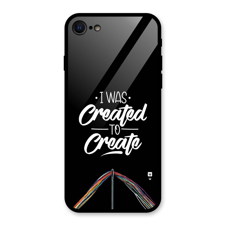 Created to Create Glass Back Case for iPhone 8