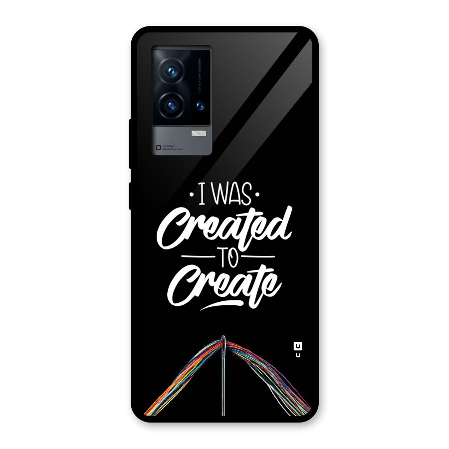 Created to Create Glass Back Case for iQOO 9 5G