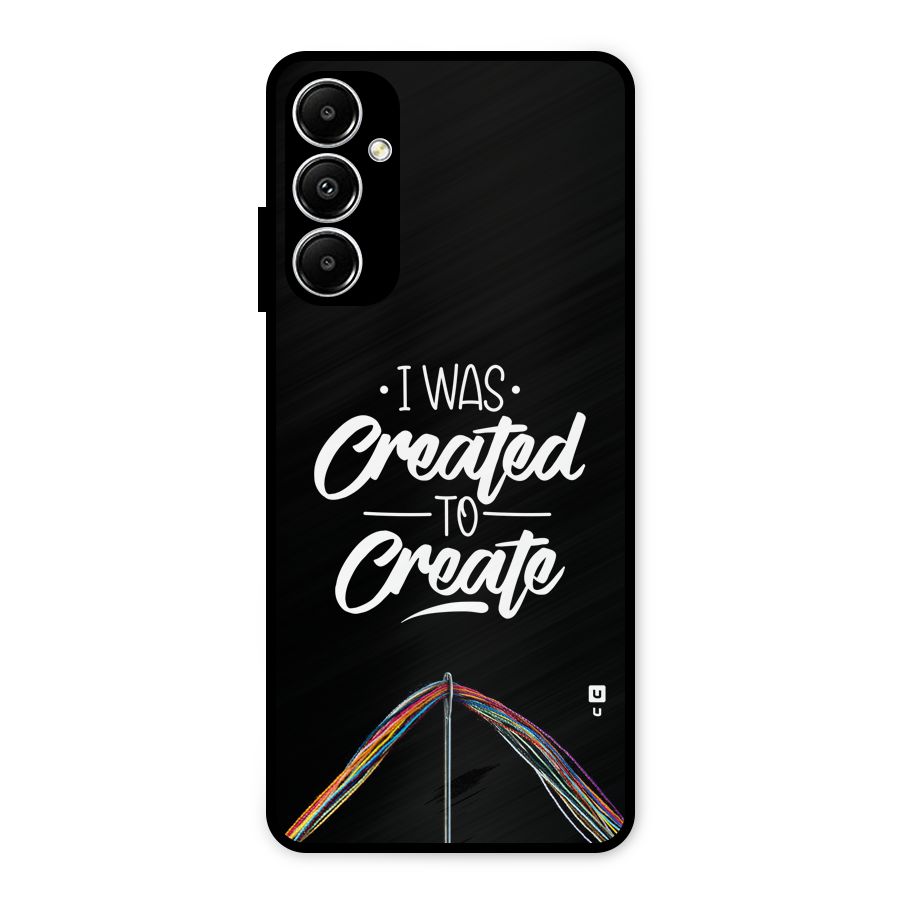Created to Create Metal Back Case for Galaxy A05s