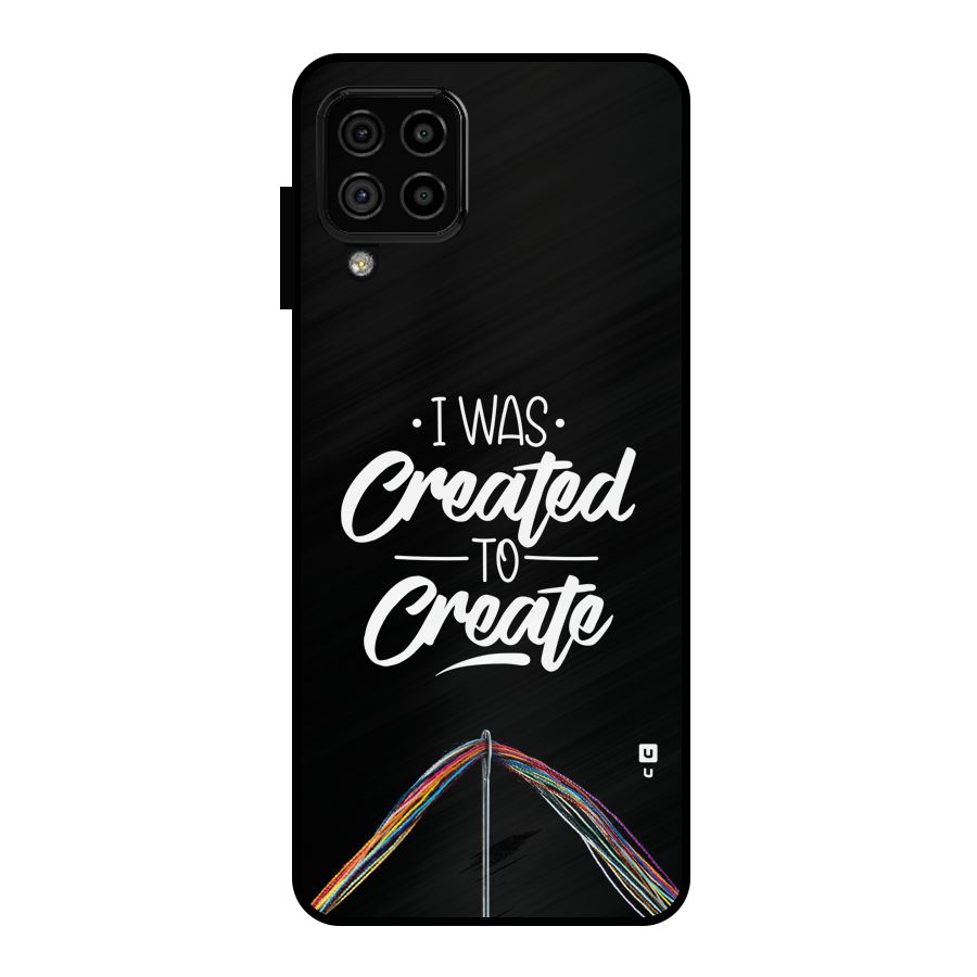 Created to Create Metal Back Case for Galaxy A22 4G