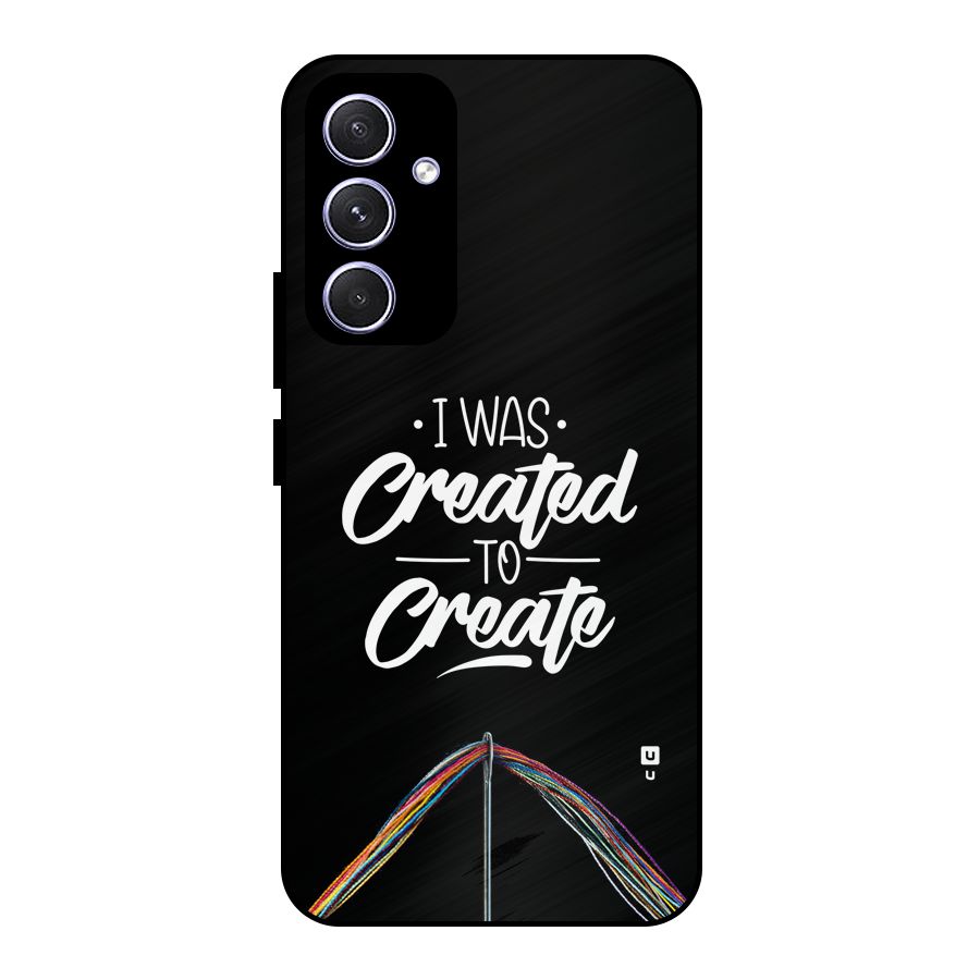 Created to Create Metal Back Case for Galaxy A54