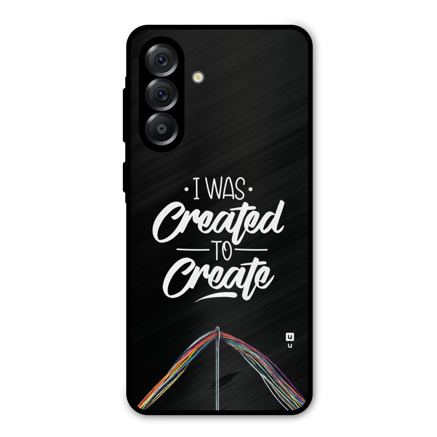 Created to Create Metal Back Case for Galaxy A56