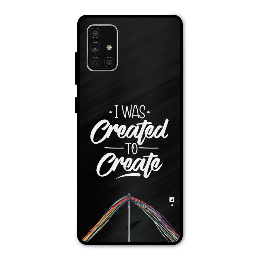 Created to Create Metal Back Case for Galaxy A71