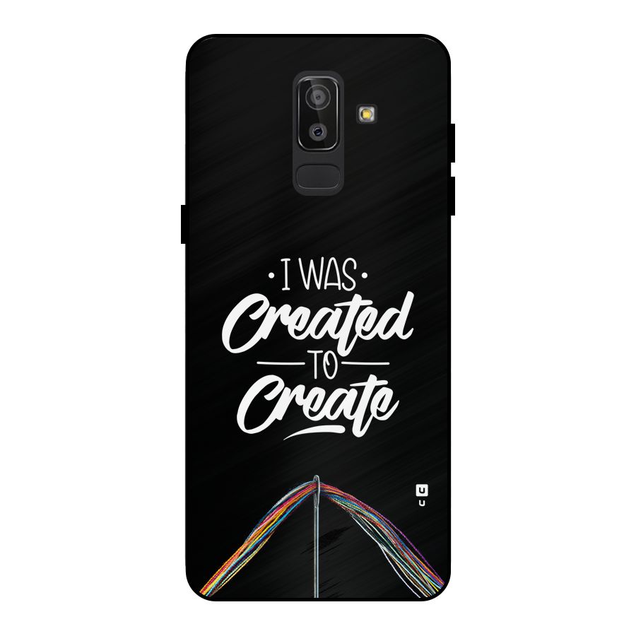 Created to Create Metal Back Case for Galaxy J8
