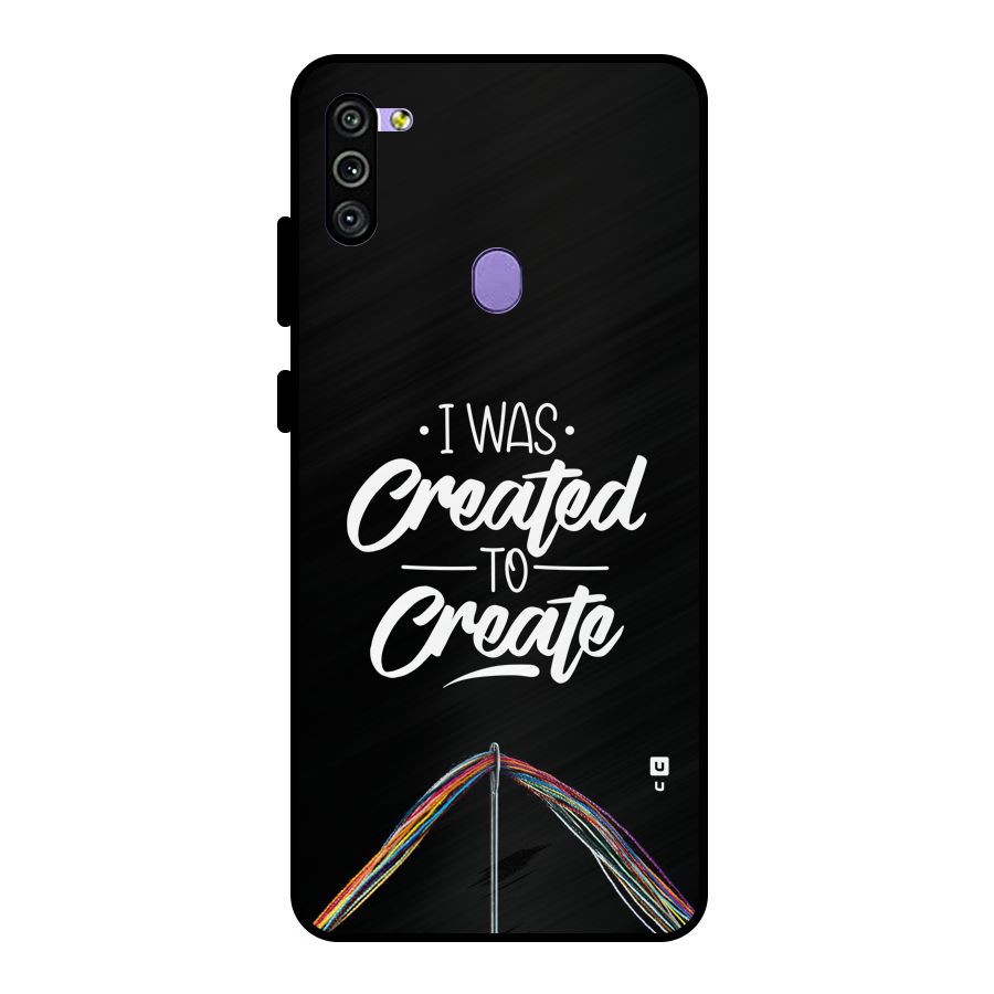 Created to Create Metal Back Case for Galaxy M11
