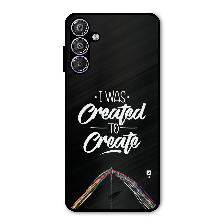 Created to Create Metal Back Case for Galaxy M15