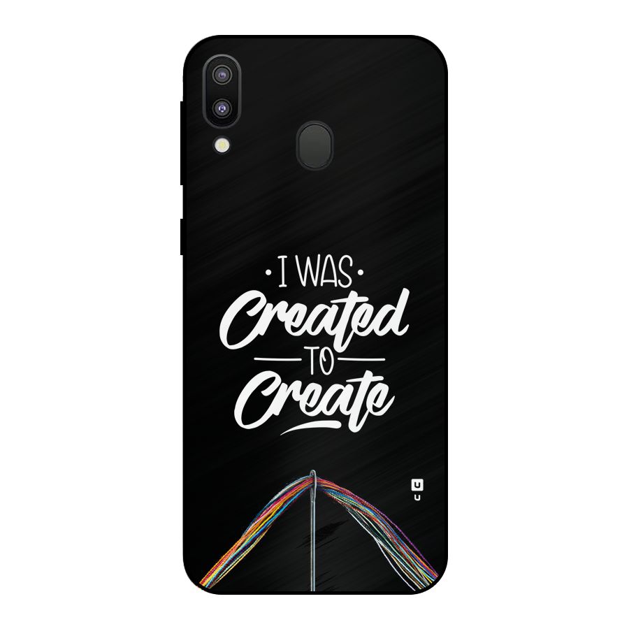 Created to Create Metal Back Case for Galaxy M20