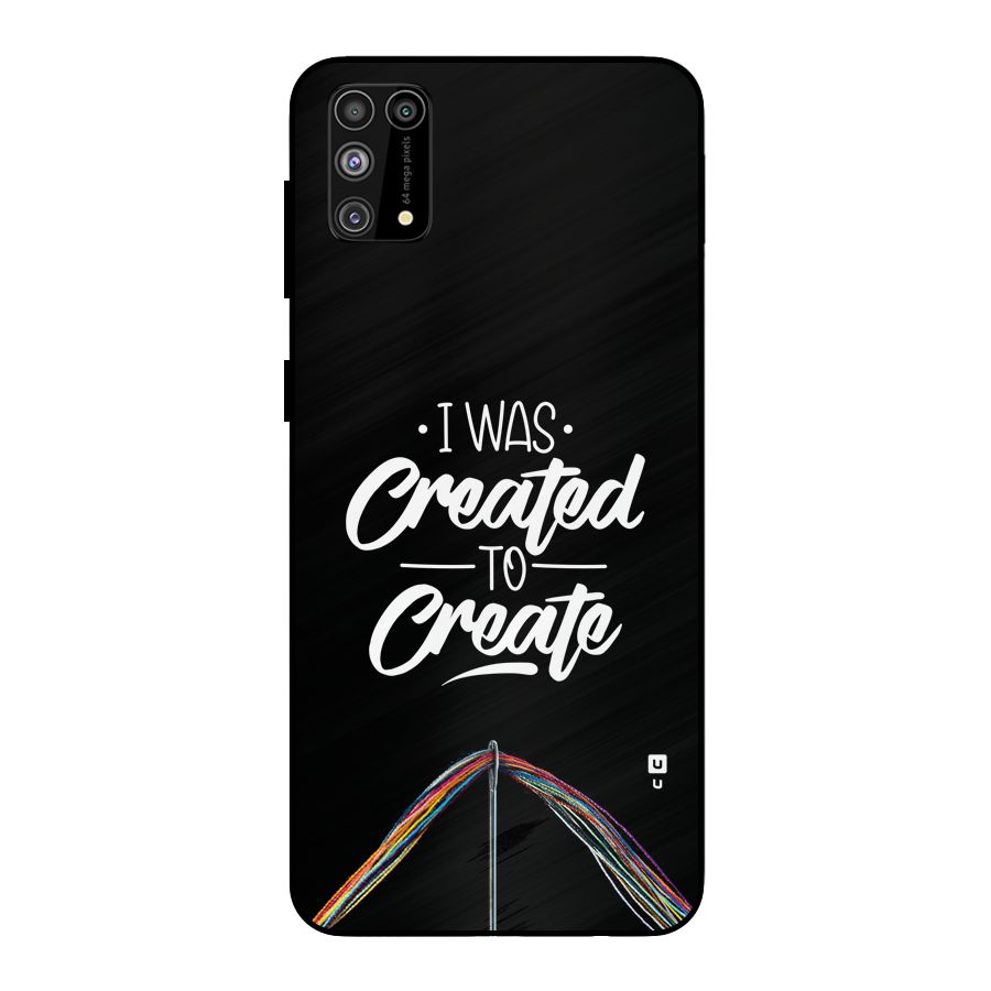 Created to Create Metal Back Case for Galaxy M31