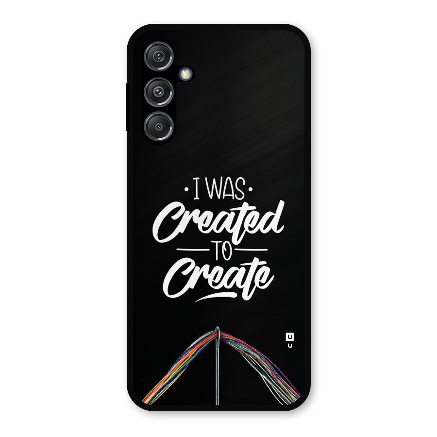 Created to Create Metal Back Case for Galaxy M34 5G