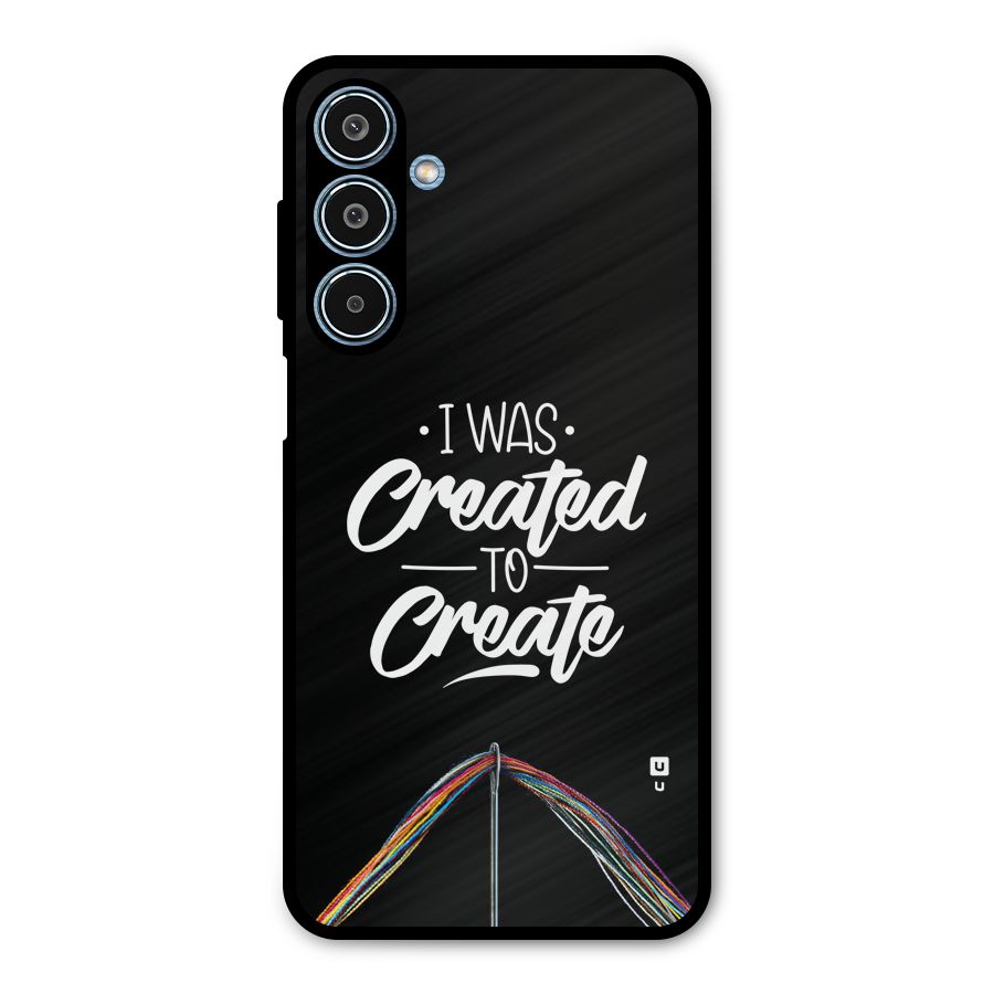 Created to Create Metal Back Case for Galaxy M35