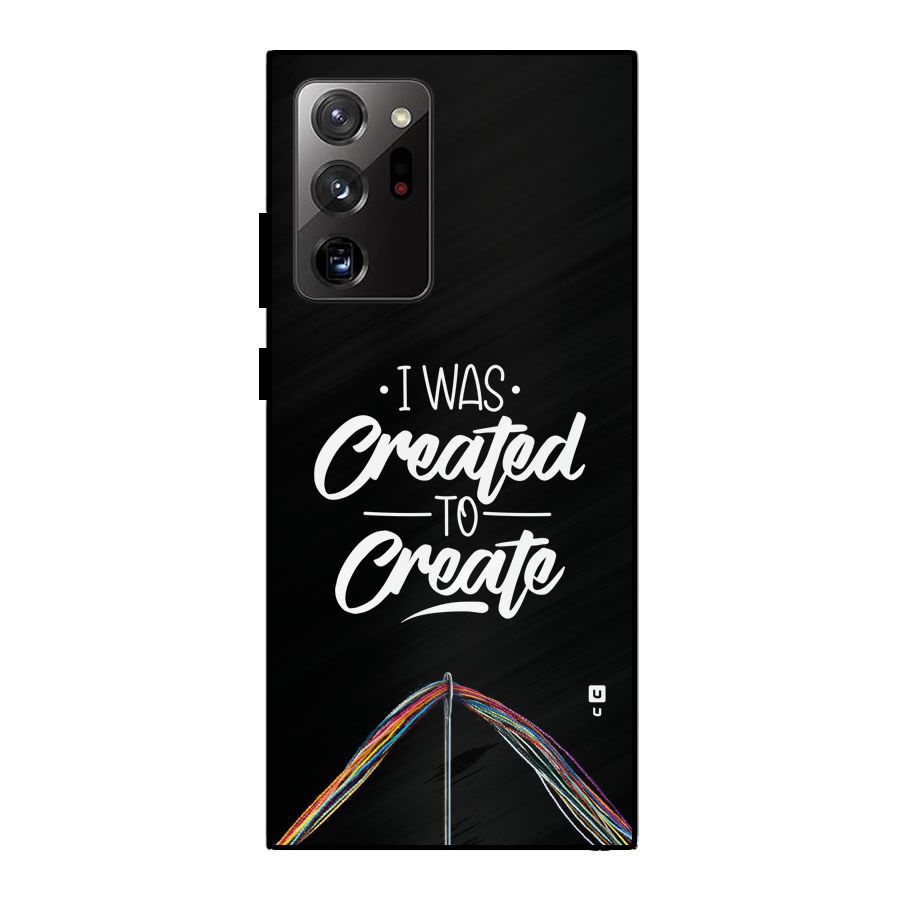 Created to Create Metal Back Case for Galaxy Note 20 Ultra