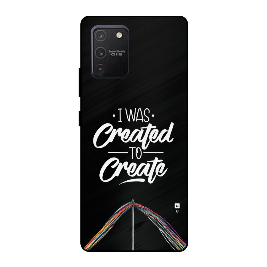 Created to Create Metal Back Case for Galaxy S10 Lite