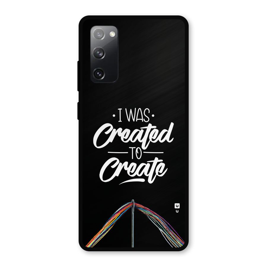 Created to Create Metal Back Case for Galaxy S20 FE