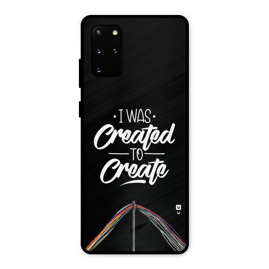 Created to Create Metal Back Case for Galaxy S20 Plus