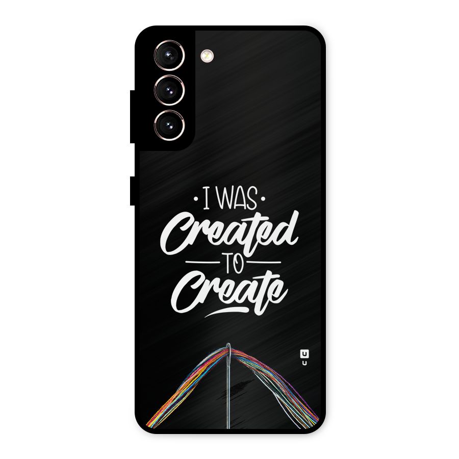 Created to Create Metal Back Case for Galaxy S21 5G