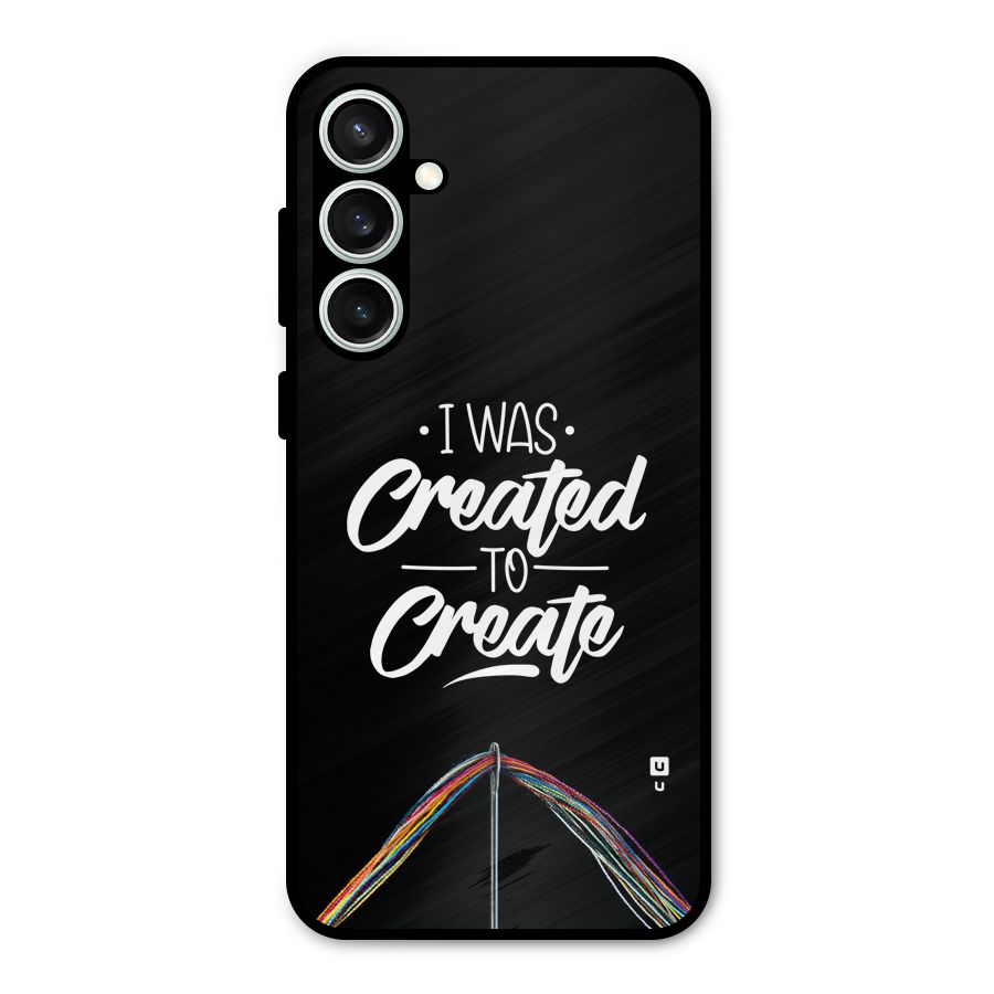 Created to Create Metal Back Case for Galaxy S23 FE