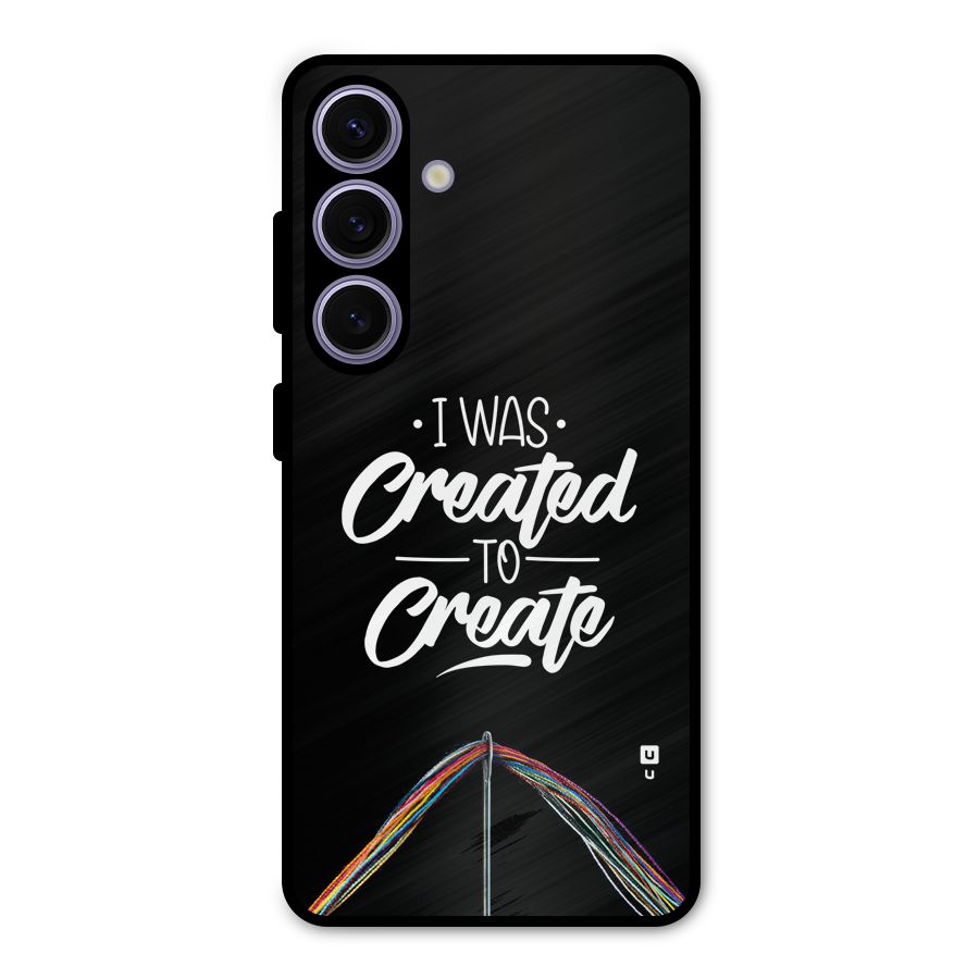 Created to Create Metal Back Case for Galaxy S24