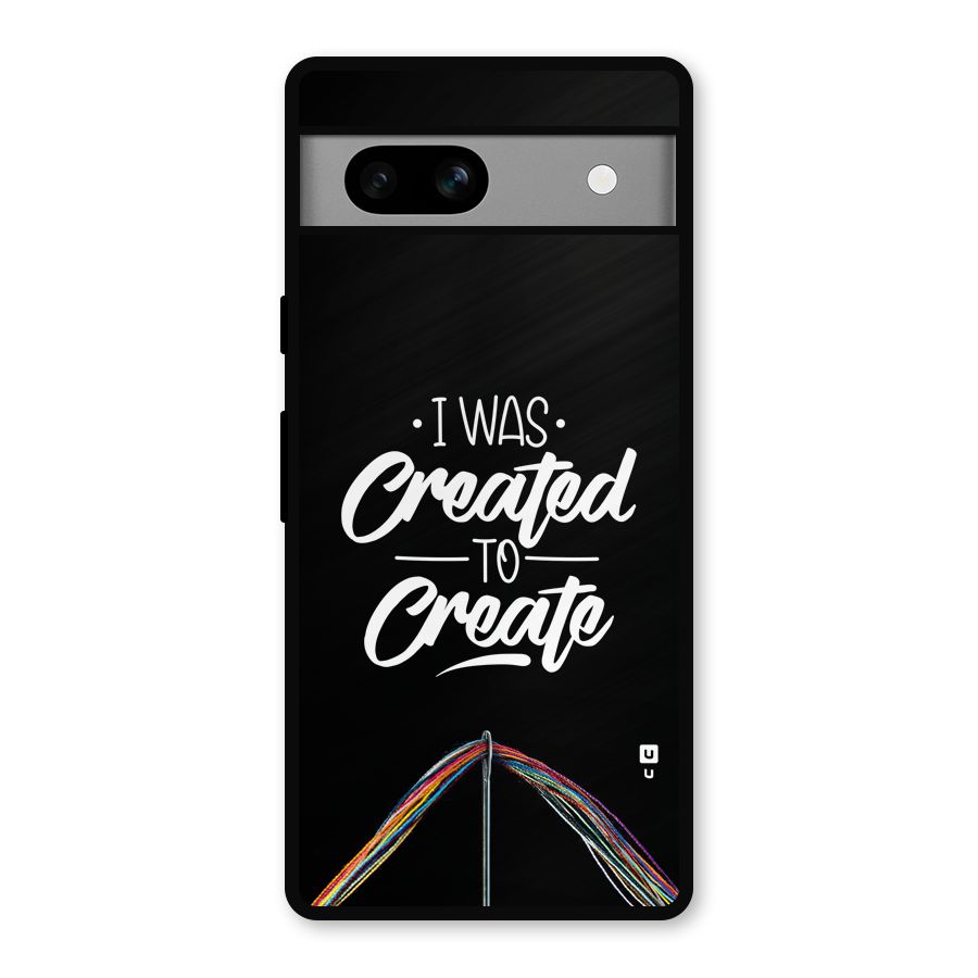 Created to Create Metal Back Case for Google Pixel 7a