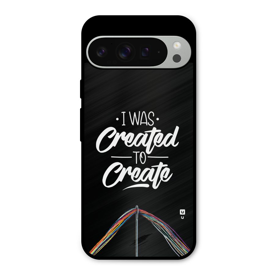 Created to Create Metal Back Case for Google Pixel 9 Pro XL