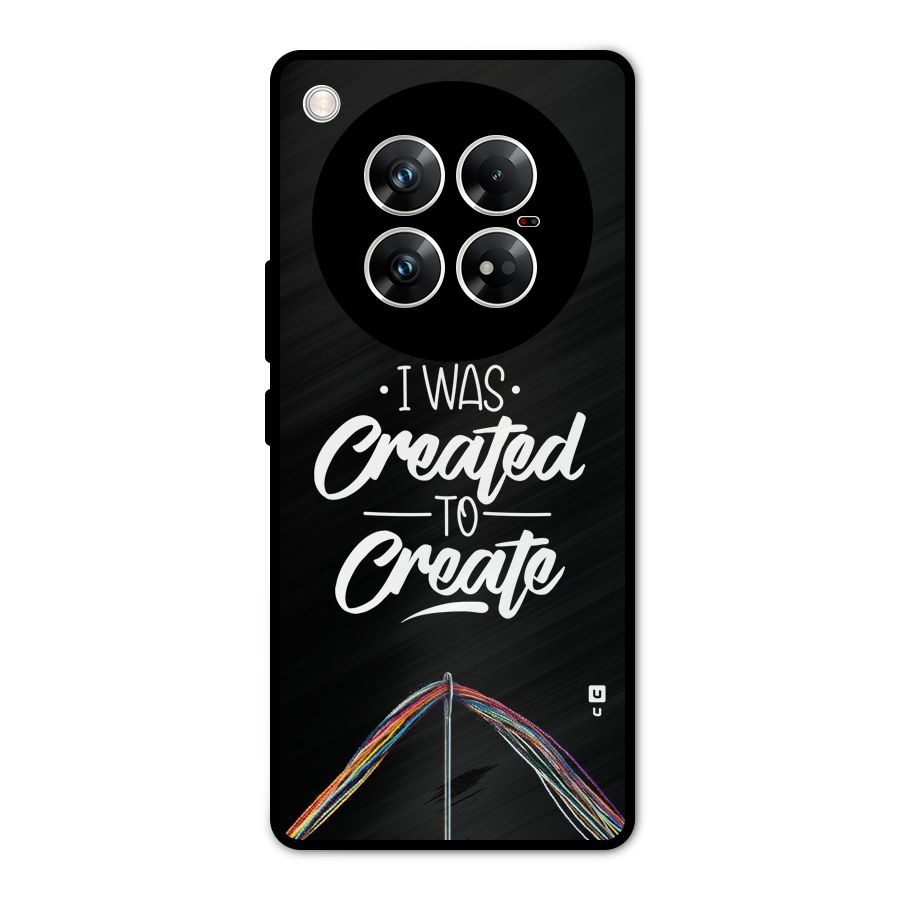 Created to Create Metal Back Case for Infinix Zero 40 5G