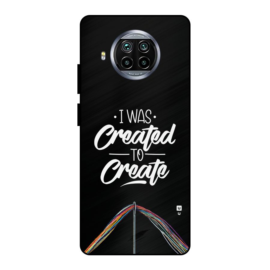 Created to Create Metal Back Case for Mi 10i