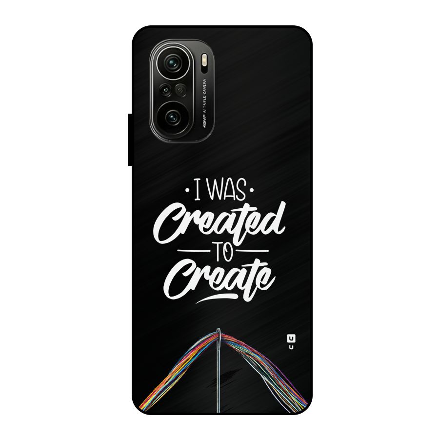 Created to Create Metal Back Case for Mi 11X Pro