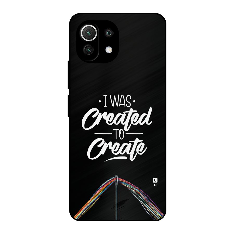 Created to Create Metal Back Case for Mi 11 Lite NE 5G