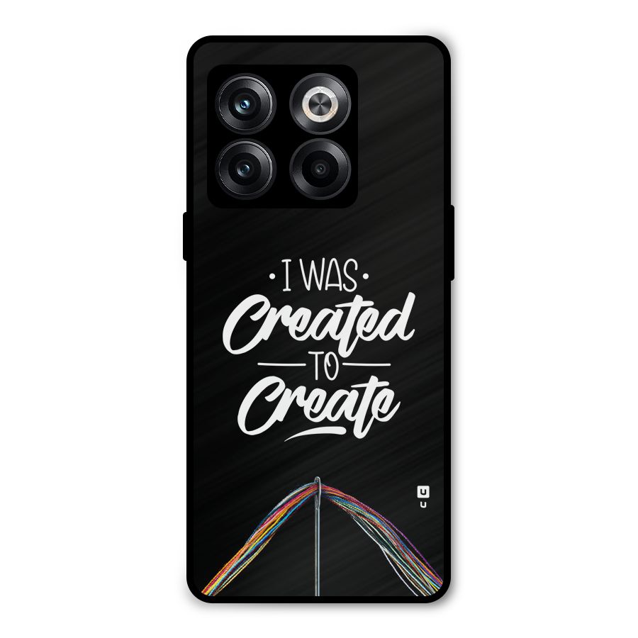 Created to Create Metal Back Case for OnePlus 10T