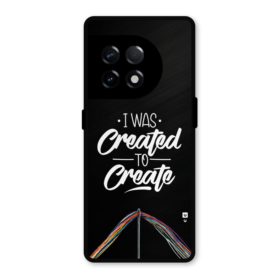 Created to Create Metal Back Case for OnePlus 11R