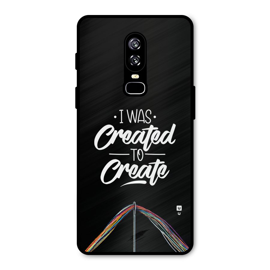 Created to Create Metal Back Case for OnePlus 6