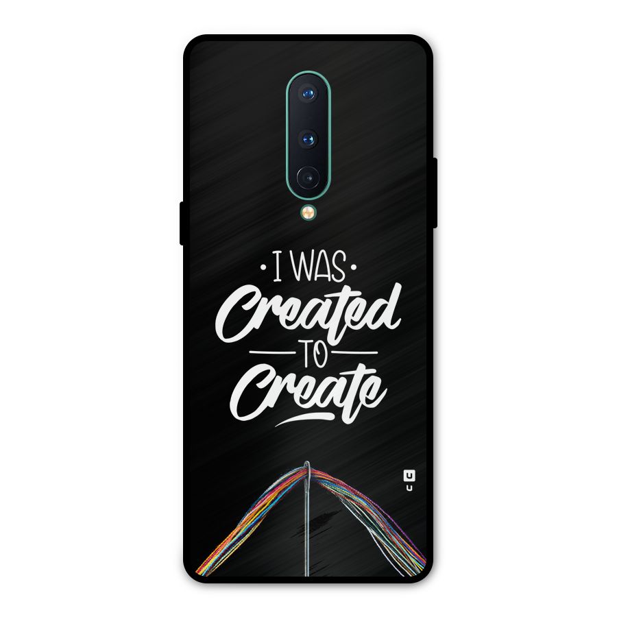 Created to Create Metal Back Case for OnePlus 8