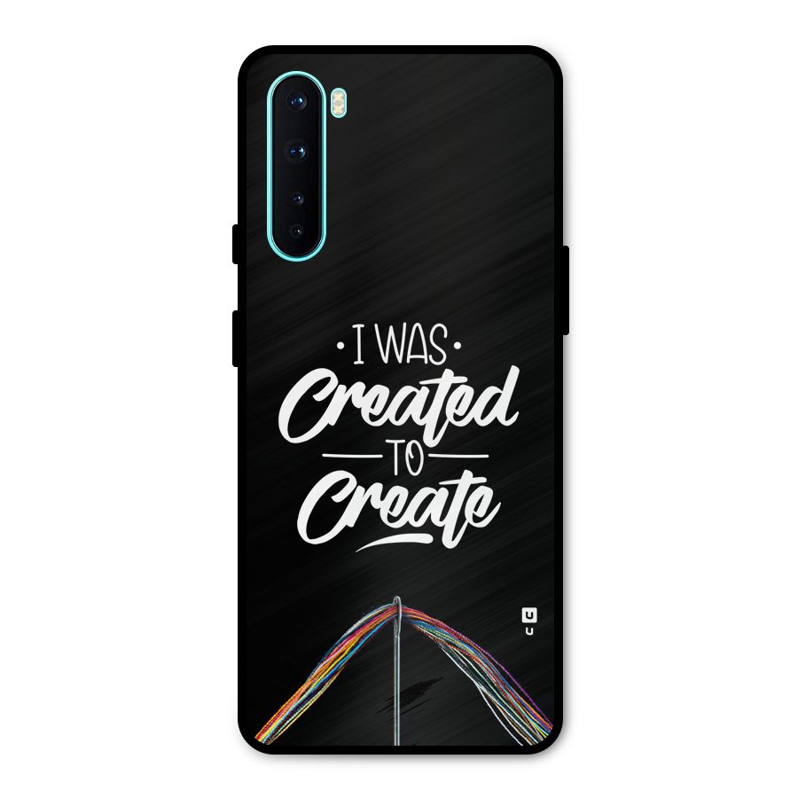 Created to Create Metal Back Case for OnePlus Nord